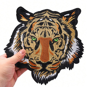 Embroidered Canvas Patches with Hook & Loop Style OEM Manufacturer for Private Label <b>Badges</b> Gifts & Cloth Use - Product Image 5