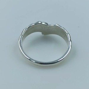 Handmade Dainty Band <b>Ring</b> <b>for</b> <b>Men</b> Women Vintage Style Angel Hug Feather Wings Everyday Wear Sterling <b>Silver</b> <b>Ring</b> - Product Image 2