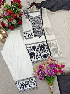 เปิดตัวเสื้อครีปธรรมชาติที่กำลังมาแรง & farshi-Palazzo & dupatta reddy เพื่อสวมใส่ดีไซน์ที่ดูดี - Product Image 6