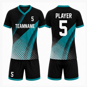 Uniforme de Voleibol y Fútbol Sublimado Personalizado, Secado Rápido, Transpirable, Conjunto de Camiseta de Fútbol sin Mangas para Hombre, 100% Poliéster - Product Image 2