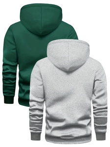 Sweat à capuche 2 points pour hommes Version légère New Plus Velvet Casual Fashionable Trendy Brand Pullover Hat Made in Bangladesh - Product Image 2