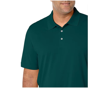 Chemises de golf pour hommes à séchage rapide, manches courtes, tissu tricoté, impression personnalisée, tailles XL à 5XL - Product Image 6