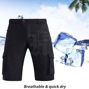 Shorts de sport pour hommes, personnalisables avec logo, écologiques, en spandex/polyester, confortables, respirants, extensibles, séchage rapide, haute performance - Product Image 4