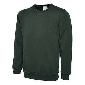 2026 Wholesale 100% Cotton Classic Plain Dyed Crewneck Sweatshirt <b>Jumper</b> Top Men Winter OEM Service Front Logo - Product Image 4