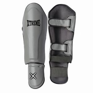 Protège-tibias MMA personnalisés, protège-tibias Muay Thai, taille personnalisée, cuir PU, protection de la cheville, protège-tibias de kickboxing, équipement sportif - Product Image 1