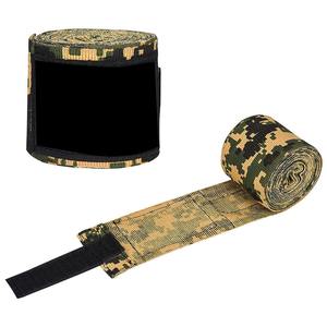 Vendas de Boxeo con Estampado de Camuflaje Digital, Elásticas de Algodón, para MMA, Kickboxing, Artes Marciales, Soporte de Muñeca, Venta al por Mayor OEM - Product Image 1