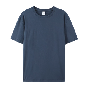 Camiseta Oversize Lisa de Algodón 100% para Hombre, Camiseta Negra de Peso Pesado - Product Image 1