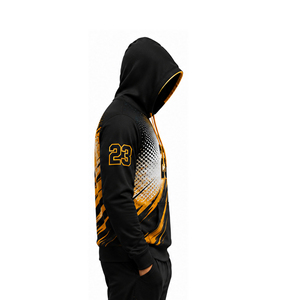 Sweat-shirts à capuche personnalisés pour hommes, impression par sublimation, vêtements de sport, entraînement en salle de sport, vêtements d'équipe, fitness, pull à capuche personnalisé - Product Image 2