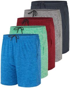 Pantalones Cortos Deportivos de Alta Calidad para Hombre, Estilo Urbano, Tela Oxford Sólida, Cintura Elástica, Secado Rápido, Venta al Por Mayor - Product Image 1