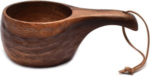 Taza de Madera Kuksa Premium a Bajo Precio, Hecha a Mano, Estilo Nórdico, para Café, Té, Camping, Senderismo y Aventuras al Aire Libre - Product Image 2