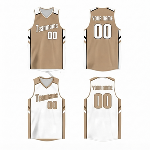 Maillot de basket-ball pour homme de qualité supérieure DROGEN EXPORT, 100% polyester, maille respirante, séchage rapide, nom de l'équipe personnalisé, sublimation - Product Image 1