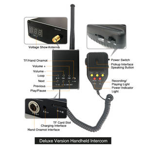 Foxtech M15สัญญาณเตือนกระจายเสียงแบบเรียลไทม์และลำโพงระบบโทรโข่งไร้สายไซเรนสำหรับ DJI M300 Drone Speaker UAV - Product Image 5