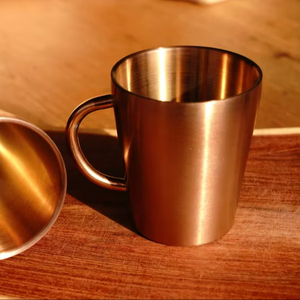 Mug en cuivre personnalisé écologique, tasse en laiton martelé vintage pour Moscow Mule, bière, café, usage domestique, artisanat MS - Product Image 1