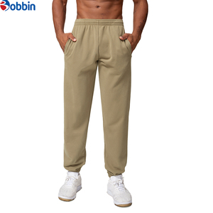 Outdoor Men's Elastic Waist Canvas Track Jogger <b>Pants</b> Stacked Sweat <b>Pants</b> Custom Cotton Baggy Oversized Casual Sports - Product Image 1