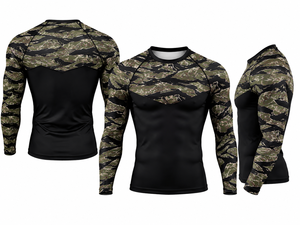 Cody Lin Rashguard à manches longues unisexe pour adulte, à séchage rapide, en Spandex/Polyester, avec imprimé numérique motif squelette, UPF50+ - Product Image 4