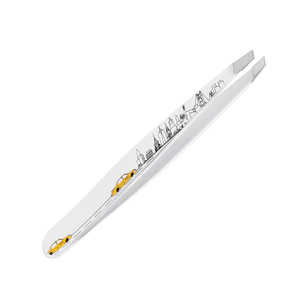 Pince à cils courbée en acier inoxydable pour une application et un retrait faciles des faux cils - Product Image 6