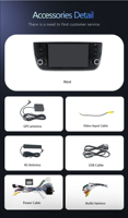 Autoradio Android 14 1 Din avec DSP 4G WiFi pour Fiat/Linea/Punto Evo 2012-2015, Navigation GPS Multimédia Stéréo Audio