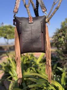 Latest Unique Designer Hand Tooled Carving Handbag Real Cowhide Leather <b>Fringe</b> Bohemian Bags Hot Selling Bags for Women - Product Image 3
