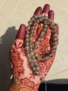 Perlas de moissanita de 8 mm, color marrón claro, corte AAA, diamantes sueltos de moissanita para la fabricación de joyería, para collares. - Product Image 5