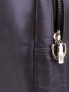 Navy Blue Classic Leather Laptop Briefcase Slim Professional Business Work Bag for Men with Secure Storage & Elegant Design - Product Image 4