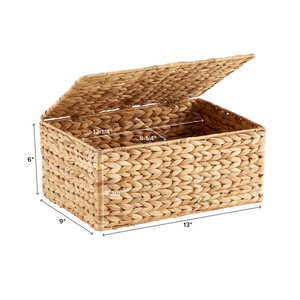 ตะกร้าเก็บของรูปสัตว์จากหวายผักตบชวาหลากสีสัน ยี่ห้อ KV NATURAL HOME เป็นมิตรกับสิ่งแวดล้อม พร้อมฝาปิดอเนกประสงค์ ขายดี - Product Image 2