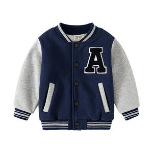 Manteau de baseball chaud pour garçons automne 2023, style coréen décontracté, en peluche, coupe ample et confortable - Product Image 6