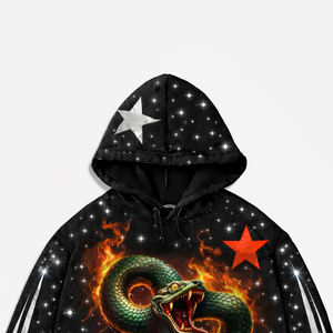 Sudadera con Capucha Estilo Urbano con Estampado Contemporáneo de Alta Calidad y Diseño Personalizado - Product Image 2