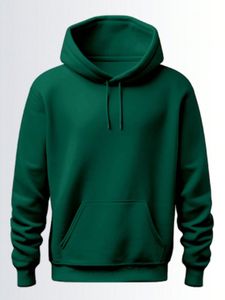 Sudadera con capucha para hombre, de algodón, informal, talla grande, con logo personalizado. - Product Image 4