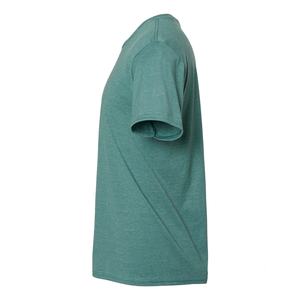 Camiseta para hombre, ropa de verano, 100% algodón, colores sólidos, camisetas lisas con cuello redondo, ropa para hombre, tallas grandes, corte regular. - Product Image 3