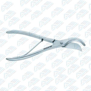 Instruments chirurgicaux de base, outils chirurgicaux manuels, instrument médical, ciseaux à côtes lisses de 22 cm, forceps de neurochirurgien en acier inoxydable - Product Image 4