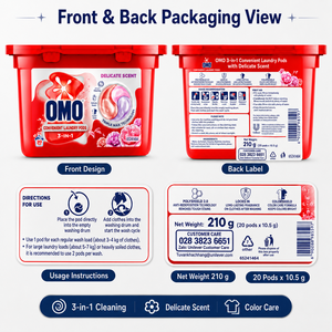 Matic 3-in-1 Laundry <b>Detergent</b> Pods with Delicate Scent 210g x 12 Boxes | Convenient Pre-Measured Format - Product Image 4