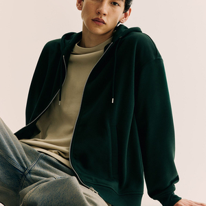 Sweat à capuche décontracté pour homme, inspiré du printemps, à manches longues, col rond, en polyester tricoté, motif géométrique, pour l'automne - Product Image 5
