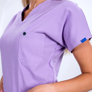 Superior Quality Custom Logo Eco-Friendly Breathable & Washable Short Sleeve Hospital <b>Scrub</b> Sets for Women Nurse Uniforms - Product Image 3
