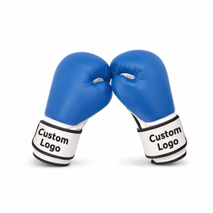 Guantes de Boxeo de Cuero Personalizados al por Mayor con Cordones, Logotipo OEM, Fabricante, Diseño de Dedos Completos con Absorción de Humedad para Entrenamiento y Sparring - Product Image 2