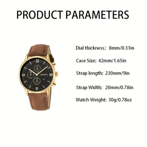 6247 3pcs/set Men's Casual Analog Watches and Bracelets Fashion Man Watch Set <b>Gift</b> - Product Image 6