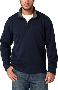 Sweat-shirt en molleton surdimensionné à col montant et fermeture éclair, personnalisable avec logo, décontracté, à manches longues, doux, uni, basique, chaud, pour homme, ODM - Product Image 3