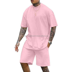 2025 Summer Unisex Customized Printed Logo Short Sleeve T Shirt Shorts <b>Set</b> Men's Casual 2-Piece Tracksuit Sweatsuit 100% - Product Image 3