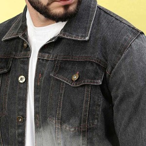 Veste en jean décontractée pour femme, manteau boutonné en denim, veste d'automne oversize pour femmes - Product Image 6