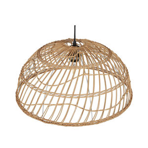 Capsule Shaped Woven Rattan Lampshade Open Mesh Pendant <b>Light</b> Shade Handcrafted <b>Wicker</b> Hanging <b>Ceiling</b> Cover Home - Product Image 3