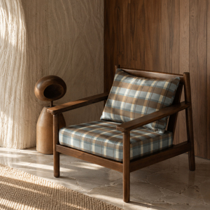 Sillón de Teca Resistente para Exteriores, Resistente a la Intemperie, de Madera Maciza, para Patio, Jardín, Dormitorio, Restaurante, Piscina - Sunny - Product Image 1