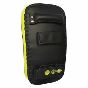 Juego de Protectores de Piernas de Piel Sintética PU Amarillo y Gris Personalizados para Muay Thai, MMA, Taekwondo, Artes Marciales, Venta al Por Mayor OEM - Product Image 3
