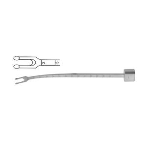 อุปกรณ์ผ่าตัดจมูกแบบมีขีดบอกขนาด 18 ซม. ยี่ห้อ Obwegeser Nasal Septum Osteotome สำหรับศัลยกรรมตกแต่ง - Product Image 5