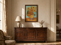 Reproduction de haute qualité de la série Tournesols d'Impressionnisme de Van Gogh, peinture à l'huile sur toile, fleurs, peintures, taille personnalisée