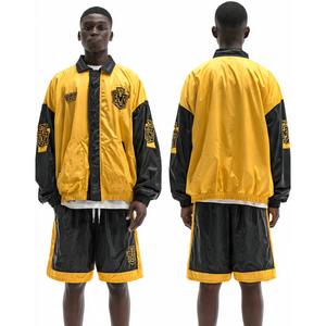 High Quality Windbreaker <b>Short</b> Tracksuits Men Summer Wind Breaker Outdoor Two Piece Waterproof <b>Shorts</b> <b>Jacket</b> Tops - Product Image 6