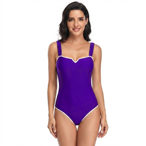 High Quality Womens One Piece Swimsuit 2026 Swim Jammer Swim Brief Beachwear Spandex/Polyester Quick Dry Eco-Friendly - Product Image 4