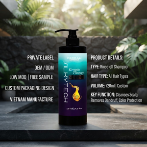 Shampoo OEM ODM Protection de la couleur Parfum longue durée Formule universelle Bouteille - Product Image 1