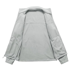 Veste polaire performante pour homme, ultra-douce, couche intermédiaire thermique |   Broderie personnalisée OEM sur le devant, respectueuse de l'environnement - Product Image 3