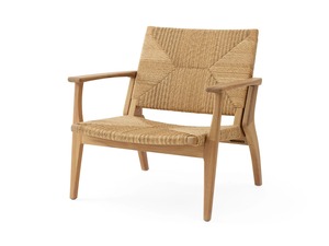 Midcentury Modern Three Seat Garden <b>Sofa</b> Outdoor Furniture with Teak Wood Frame <b>Waterproof</b> Cushions for Hotel & Living Room Use - Product Image 4
