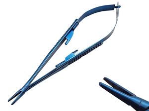 Premium Infinex Maestro Castroviejo Micro Needle Holders - Flat Handle Autoclavable Precision Castroviejo Micro Suture Drivers - Product Image 2