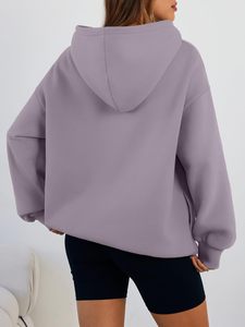 Sudadera con capucha extragrande para mujer, de la mejor calidad, a la moda, antiencogimiento, diseños deportivos OEM, material suave, tallas grandes. - Product Image 3
